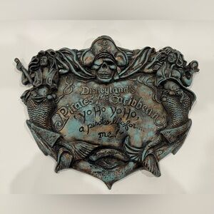 Disneyland Pirates of the Caribbean Plaque